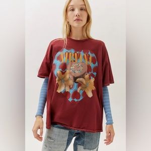 Urban Outfitters Nirvana Heart-Shaped Box Graphic Tee